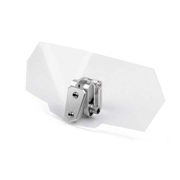 オートバイ 延長フロントガラス オートバイ用 汎用 調整可能なクリップ スポイラー シールド スクリ...