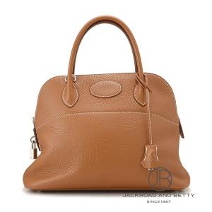 エルメス HERMES ボリード31 ゴールド ブラウン 茶色 中古 バッグ/財布/小物｜bettyroad