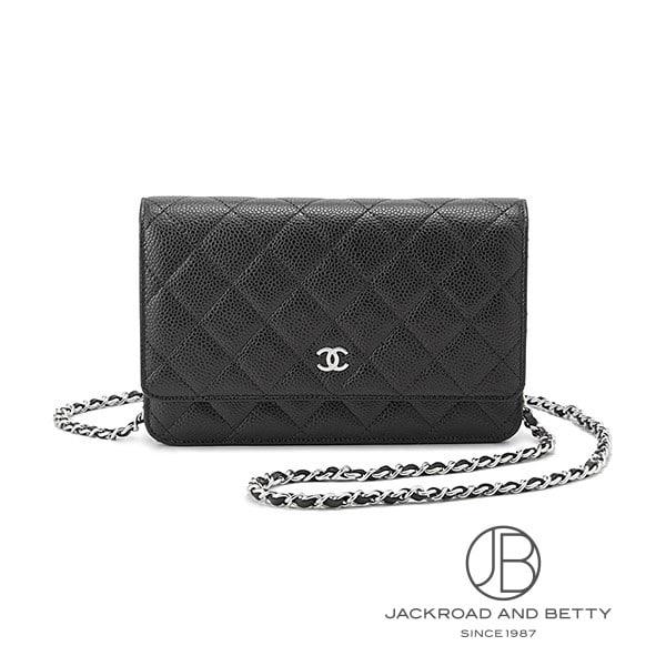 シャネル CHANEL チェーンウォレット 長財布 ブラック 黒 AP0250 Y01588 C39...