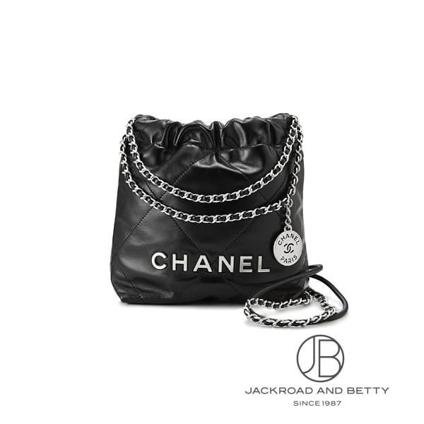 シャネル CHANEL CHANEL 22 ミニ ハンドバック ブラック 黒 AS3980 B088...