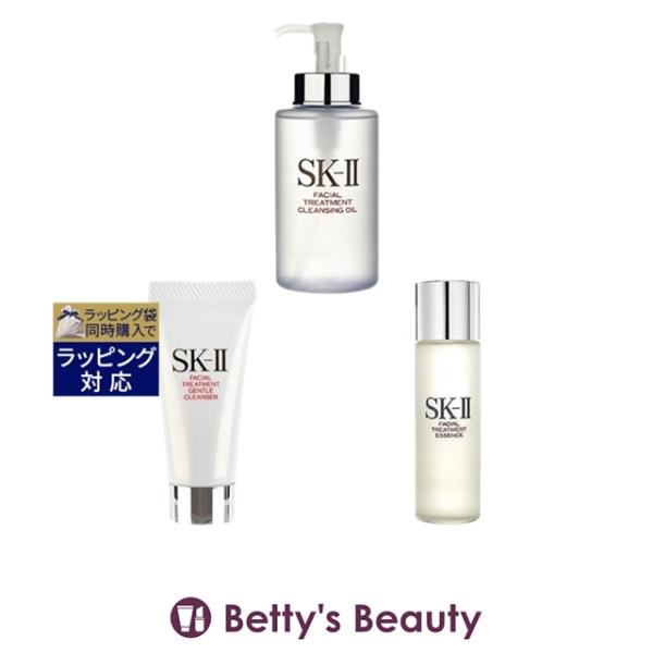 SK2 ピテラベーシックケア 3点セット/FTクレンジングオイル 250ml  ＋ FTエッセンス ...