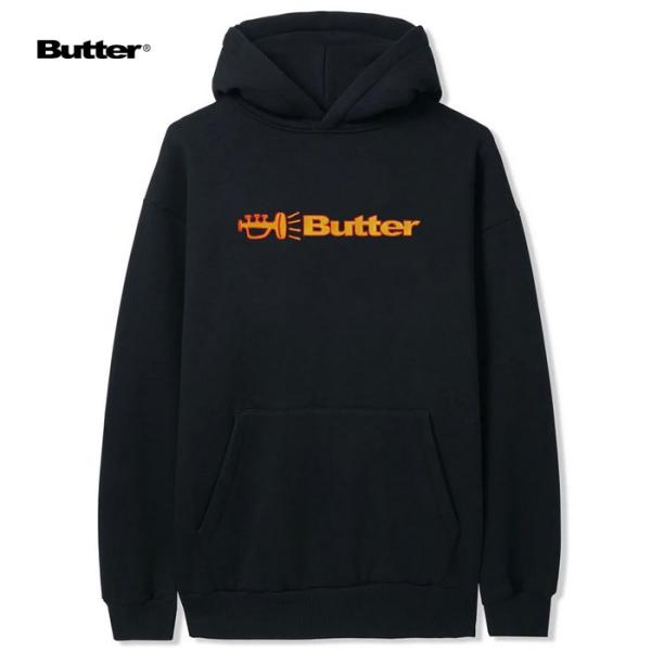 バターグッズ パーカー BUTTER GOODS Horn Embroidered Logo Pul...