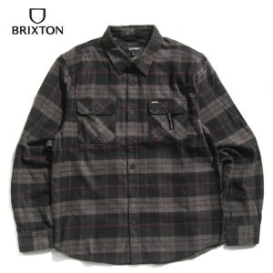 BRIXTON BOWERY LS FLANNEL ブリクストン ネルシャツ フランネル メンズ ト...