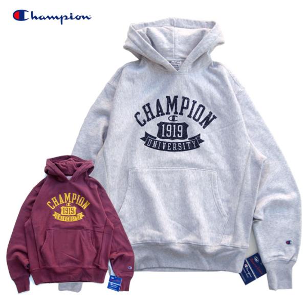 Champion Reverse Weave Hoodie University 1919 Logo...