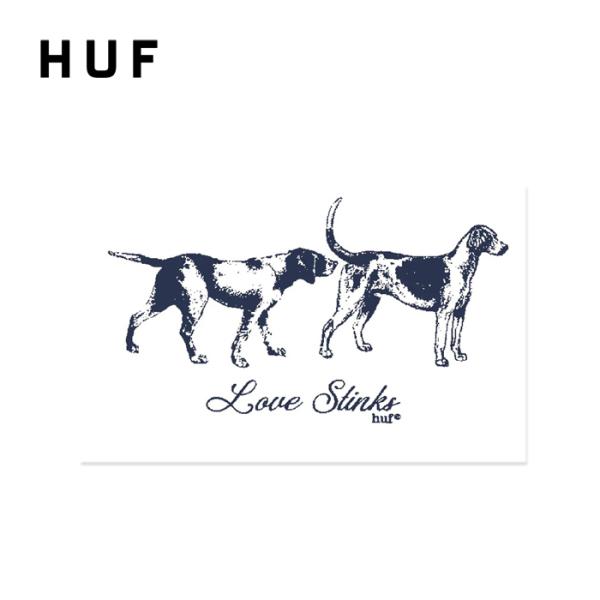 HUF LOVE STINKS STICKER ハフ ステッカー ストリート デコシール HUF31...