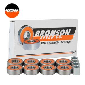 Bronson Speed Co.  Bearing G2 ブロンソン ベアリングセット G2 33531209 NHSスケートボード オイル ベアリング / NHS10｜beware