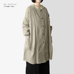 かっぽう着 割烹着 エプロン おしゃれ 前ボタ...の詳細画像5