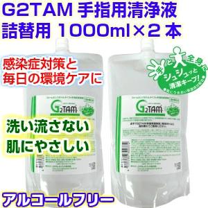 除菌 消臭 抗菌 消毒 抗ウィルス 防カビ アルコールフリー 抗菌液 Ｇ２ＴＡＭ手指用清浄液 詰替用...
