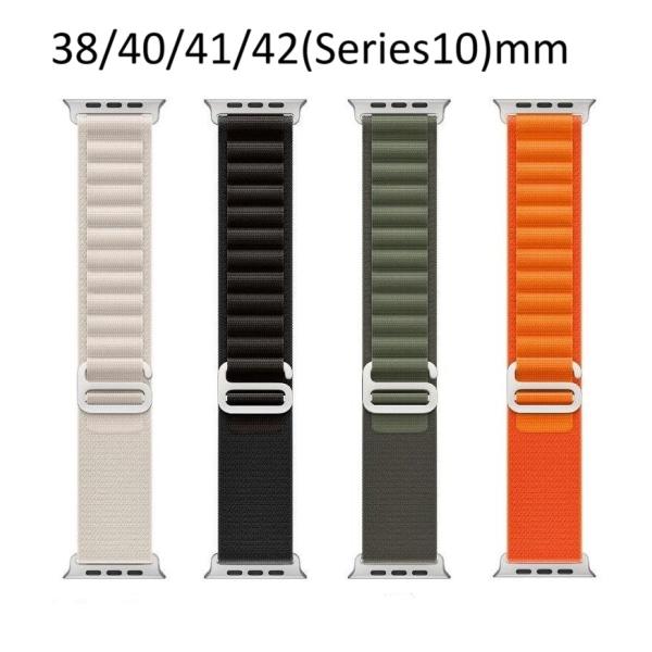 アップルウォッチ11 アルパインループ SE 10 9 8 42 41 40 38mm オレンジ