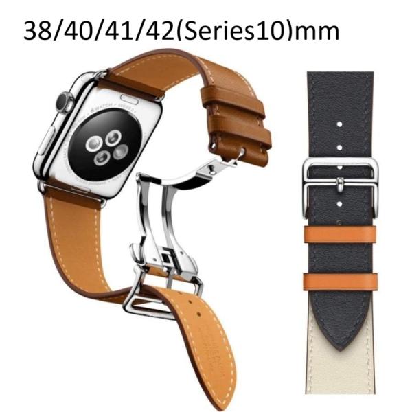 アップルウォッチ11 バンド dバックル 高級 SE 38 40 42mm 女性 男性