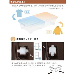収納ボックス ベッド下 用 4個組 収納ケース...の詳細画像2