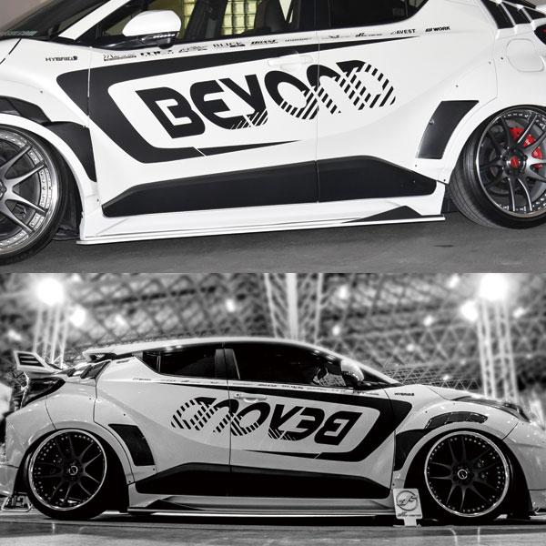 BEYOND　SHAPE　C-HR（NGX50・ZYX10）　16.12〜　サイドステップ＆ディフュ...