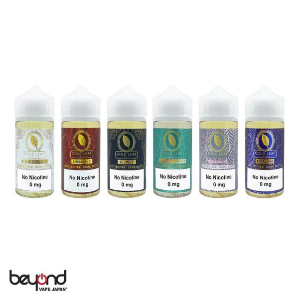 【Gold Leaf Liquids】全6種［100ml］大容量 タバコ バニラカスタード メンソー...