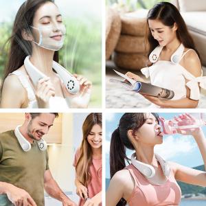 首かけ扇風機 ネックファン 羽なし ヘッドホン...の詳細画像5