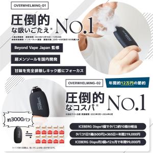 電子タバコ 使い捨て シーシャ ICEBERG...の詳細画像3