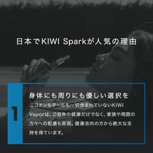 日本初上陸 KIWI Spark 電子タバコ本...の詳細画像2