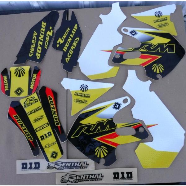 スズキ RM125 RM250 1999-2000 FLU DESIGNS PTS5 TEAM グラ...