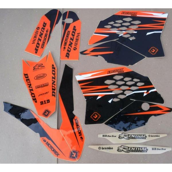 KTM SX SXF XC 2008-2010 EXC XCW XCWF 2008-2011 グラフ...