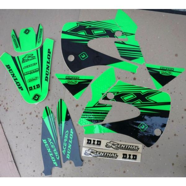 カワサキ KX85 KX100 2001-2013 グラフィック デカール ステッカー カワサキ F...