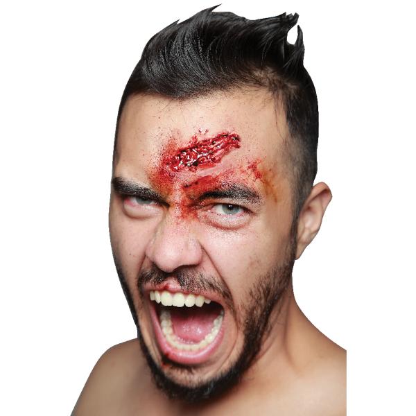 ヘッドバッティング 傷メイク ラテックス製 特殊メイク ハロウィン コスプレ 傷跡 リアル ホラー ...