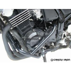 FZS600 1998-2003 クラッシュバー エンジンガード ヤマハ CRAZY IRON [輸...