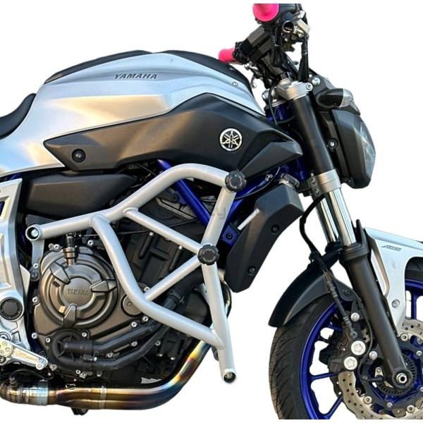 エンジンガード MT-07 FZ-07 XSR700 2014-2024 クラッシュバー スライダー...