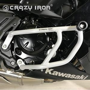 エンジンガード NINJA 650 Z650 2017-2021 クラッシュバー スライダー カワサキ engine guard CRAZY IRON [輸入代行/メーカー直送]