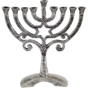 メタル製 メノーラー ハヌッキーヤー イスラエル エルサレム 燭台