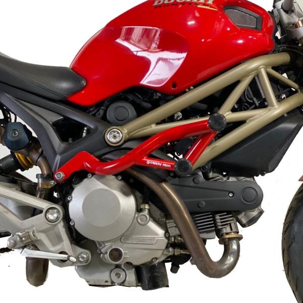 DUCATI MONSTER 696 796 エンジンガード クラッシュバー スタントケージ レース...