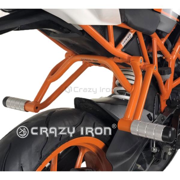 KTM RC125 RC200 2014-2016 リア スタントケージ ガード CRAZY IRO...