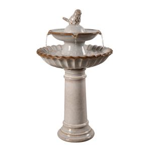 噴水 3層 ファウンテン 高さ109cm fountain 庭 ガーデニング GD86