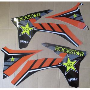 KTM SX SXF 150-450 2011-2012 EXC XCW 2012-2013 グラフィック シール ステッカー FACTORY EFFEX ROCKSTAR｜bezipang