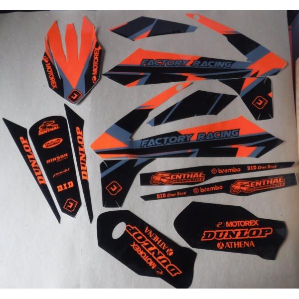 KTM XCW XCWF EXC EXCF 150-500 2017-2019 グラフィック シール...