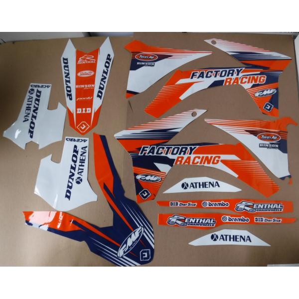 KTM XCW XCWF EXC EXCF 2012-2013 グラフィック シール ステッカー F...