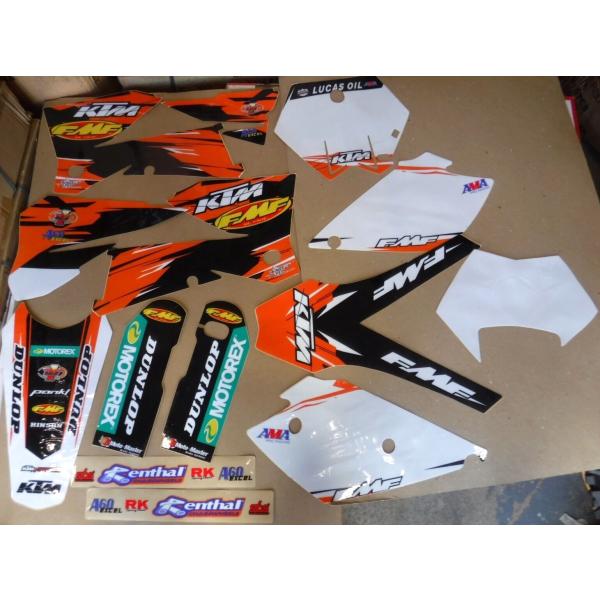 KTM SX XC XCW EXC 2005-2007 グラフィック シール ステッカー FLU D...