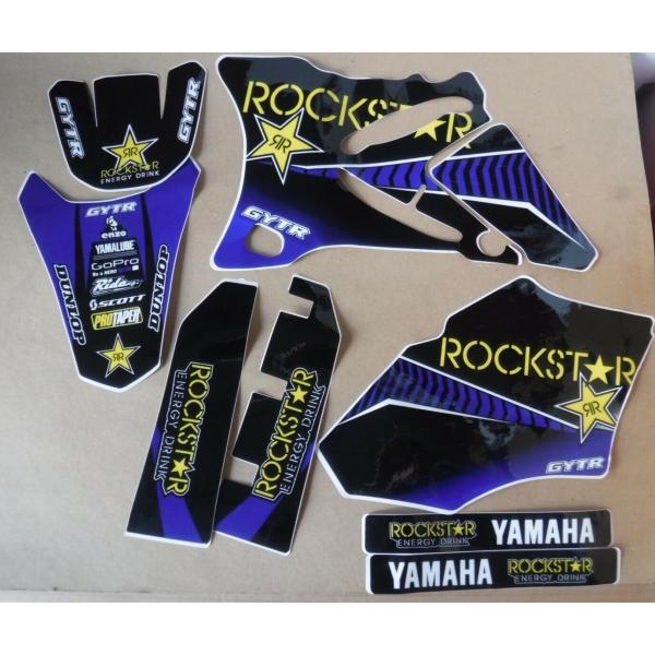 ヤマハ YZ85 2002-2014 グラフィック デカール ステッカー TEAM ROCKSTAR