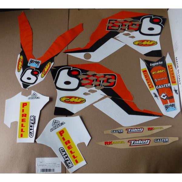 KTM SX SXF XC 2007-2010 EXC XCWF XCW 2008-2011 グラフ...