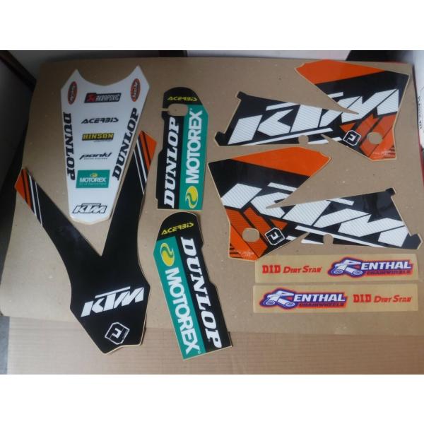 KTM SX SXF XCFW XCW EXC 2005-2007 グラフィック シール ステッカー...