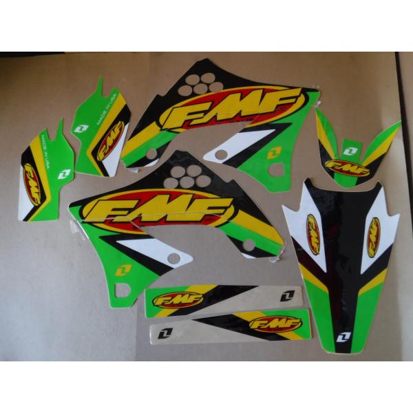 カワサキ KX450F 2009-2011 グラフィック デカール ステッカー ONE INDUST...