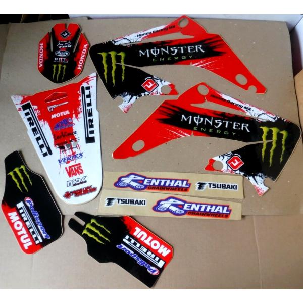 ホンダ CR125 CR250 2002-2008 グラフィック ステッカー デカール TEAM H...