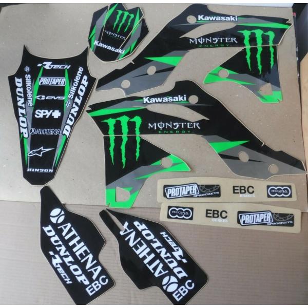 カワサキ KX250F 2013-2016 グラフィック デカール ステッカー カワサキ N STY...