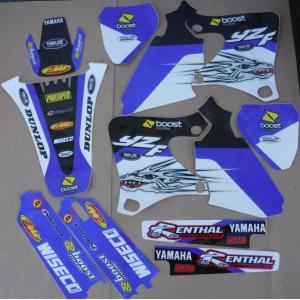 ヤマハ YZ250F YZ400F YZ426F 1998-2002 グラフィック デカール ステッカー FLU DESIGNS DRAGON RACING｜bezipang