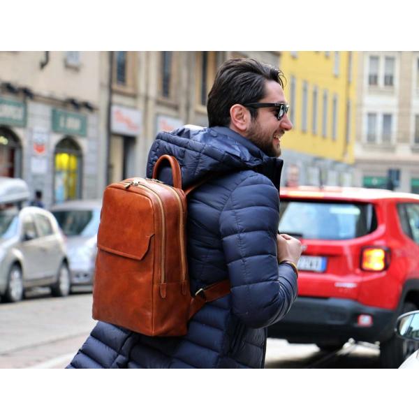 バックパック リュック レザーバッグ メンズ イタリア製 ハンドメイド