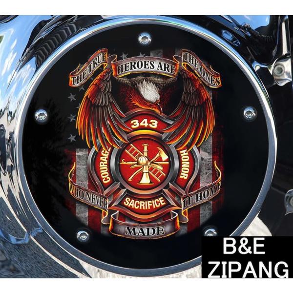 ハーレーダビッドソン カスタム タイミングカバー ファイアファイター USA製 ビッグツイン スポー...