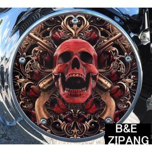 ハーレーダビッドソン カスタム タイミングカバー スカルハンズ USA製