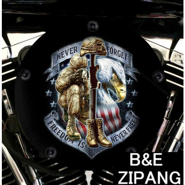 ハーレーダビッドソン カスタム High Flow ハイフロー ラウンド エアクリーナー カバー N...