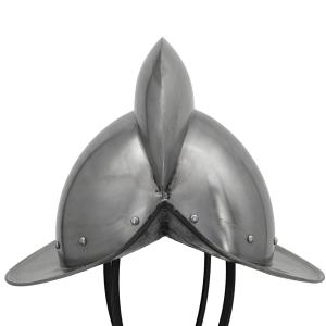 中世 10mm 16ゲージマイルドスチール製 チェーンメイル コイフ ジンク