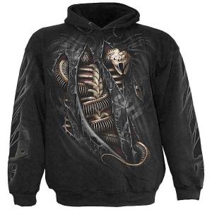 おしゃれフード付きパーカー 天使 エンジェル 十字架 クロス ロザリオ