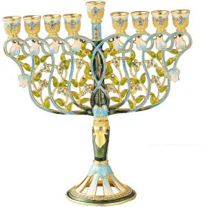 メタル製 メノーラー ハヌッキーヤー イスラエル エルサレム 燭台
