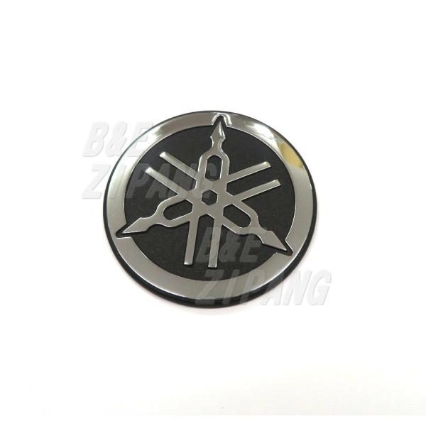 【ヤマハ純正】 YAMAHA 立体ロゴエンブレム バッジ 音叉マーク ステッカー 直径45mm ST...